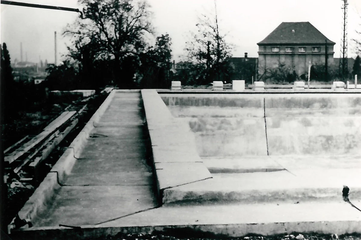 1949 Bau Unteres Becken © Albert-Schwarz-Bad