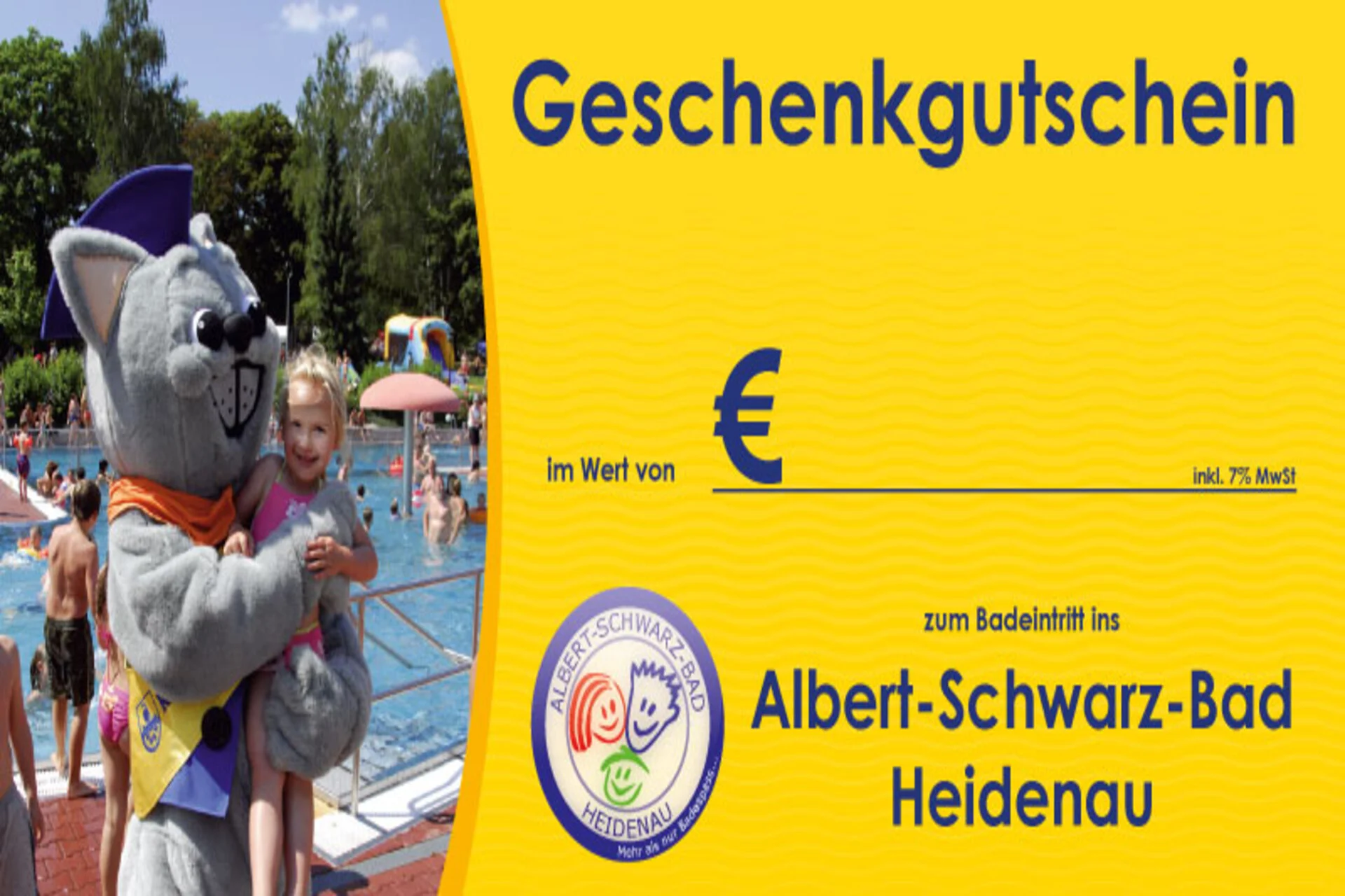 Albert-Schwarz-Bad Heidenau - Gutschein mit Wunschwert